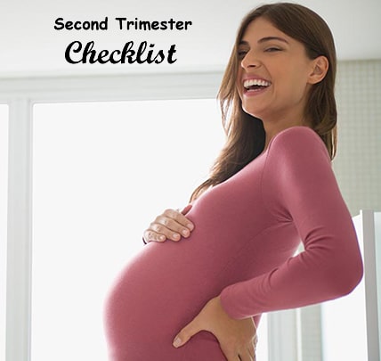 Second Trimester Pregnancy Checklist 7 second trimester pregnancy checklist
