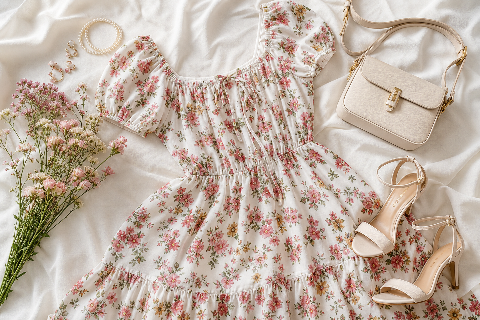 Teen Fashion - Getting Ready for Spring 17 Teen spring fashion featuring a floral-print dress