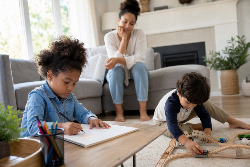 Parenting: Getting To Know Your Childs Temperment and Personality 15 Parent observing a child's personality and temperament at home