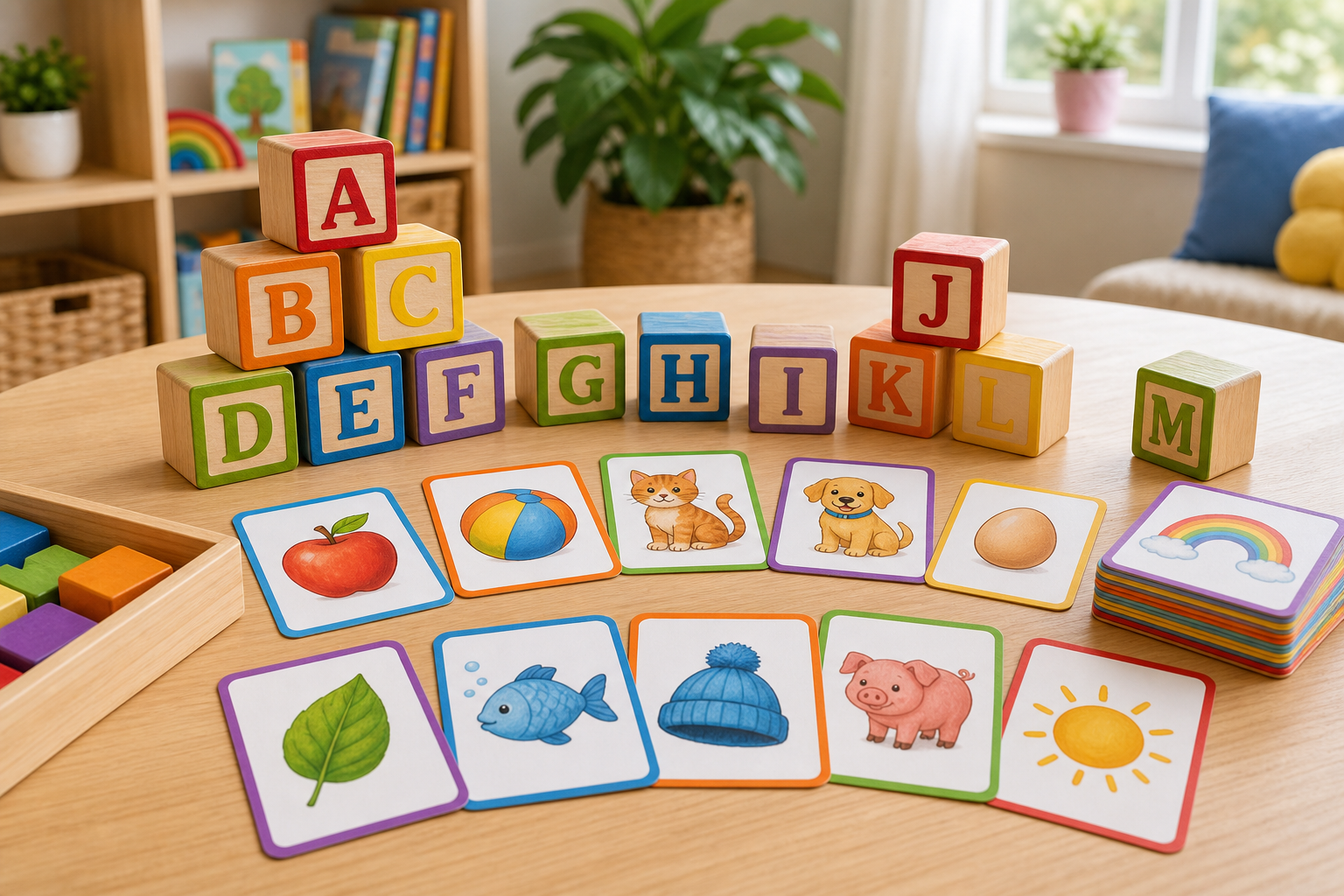 The First Steps In Reading For Homeschoolers 16 phonics tools for homeschoolers - alphabet blocks and reading cards