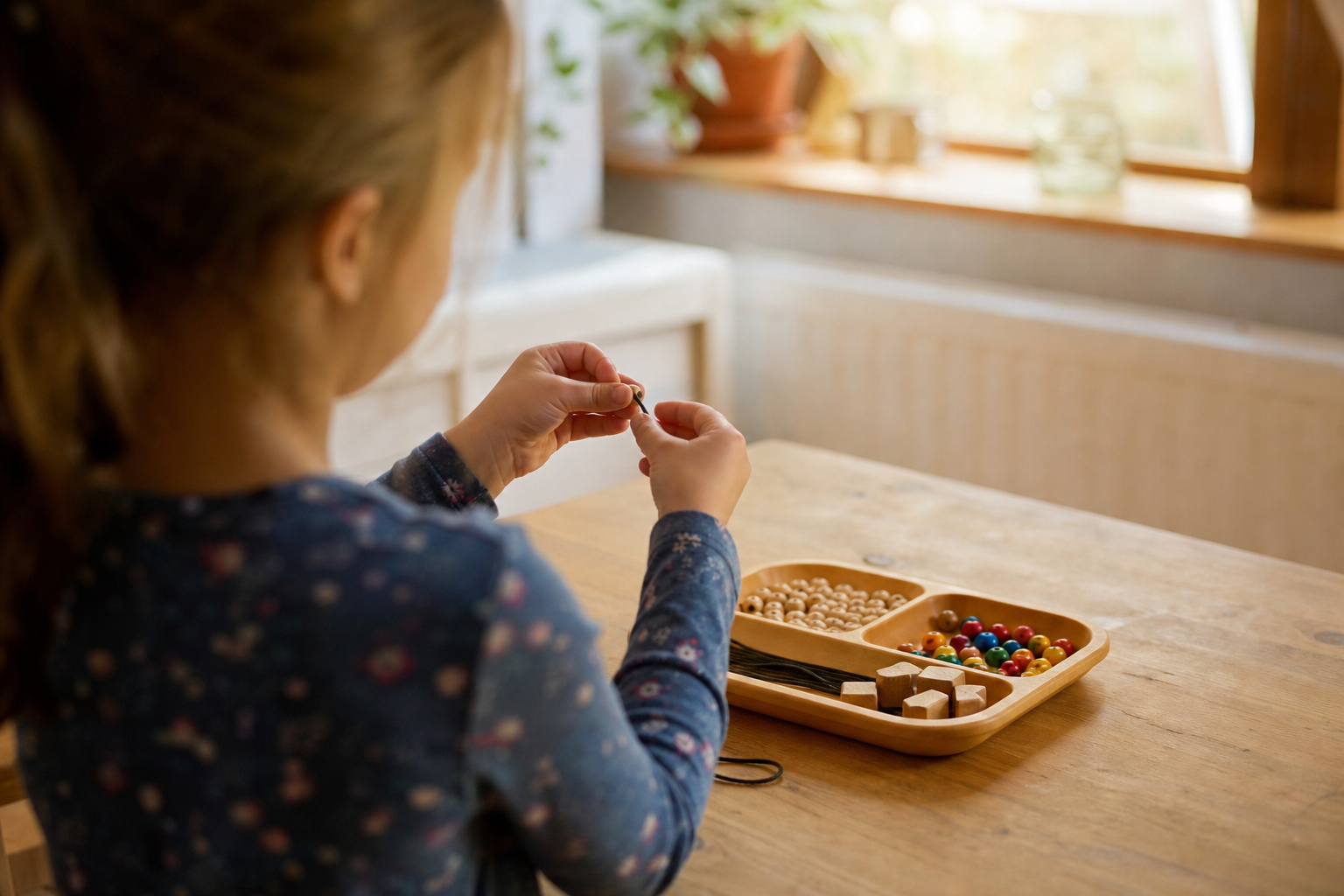 Tips For Teaching Kids Self Control 17 A child practicing self control and patience during an everyday task