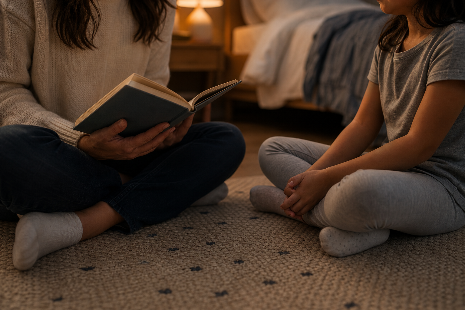 Tips To Help Teach Your Kids To Listen 17 Kids listening skills — bedtime story session
