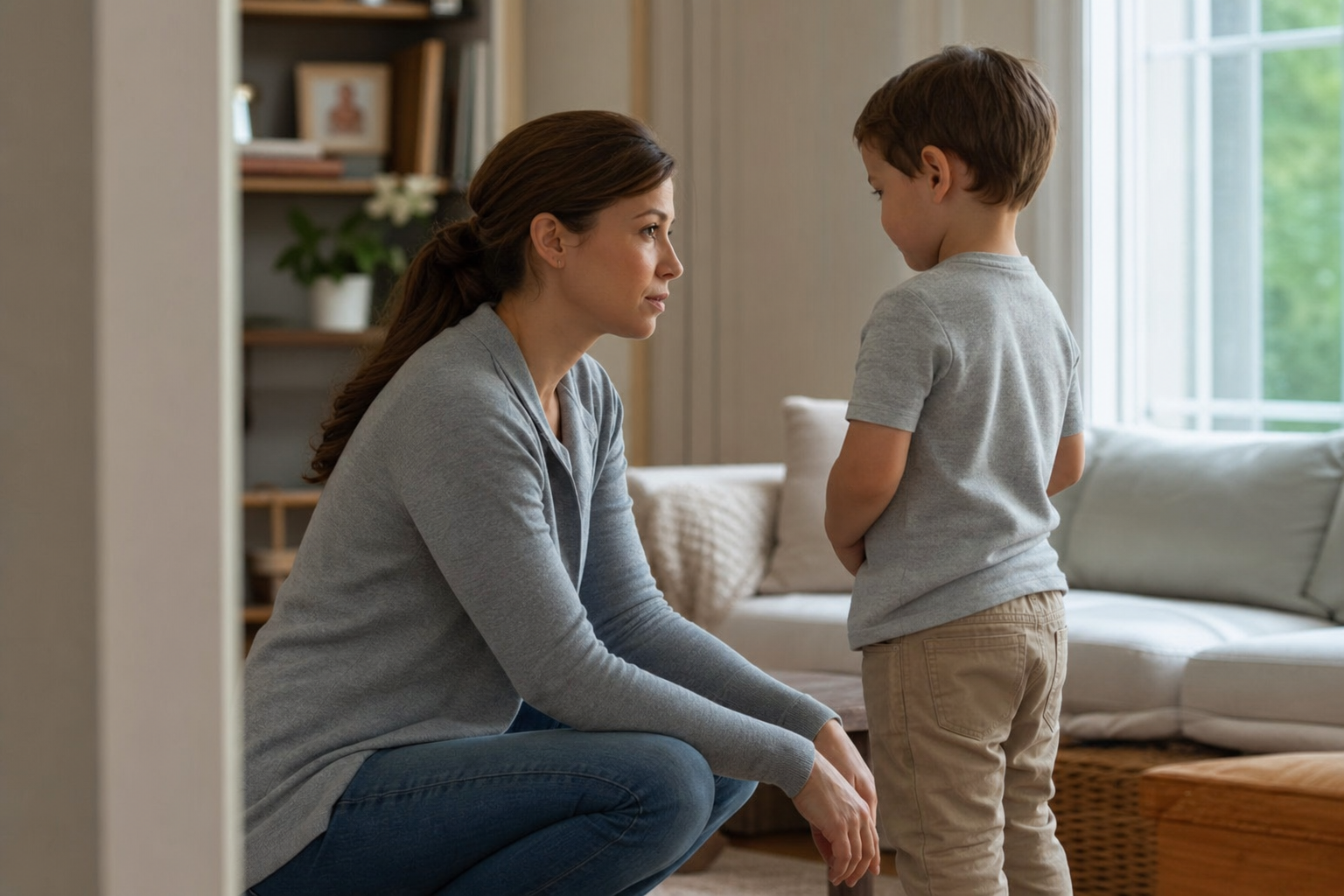 Parenting Tips When Kids Talk Back 17 Parent calmly responding when kids talk back