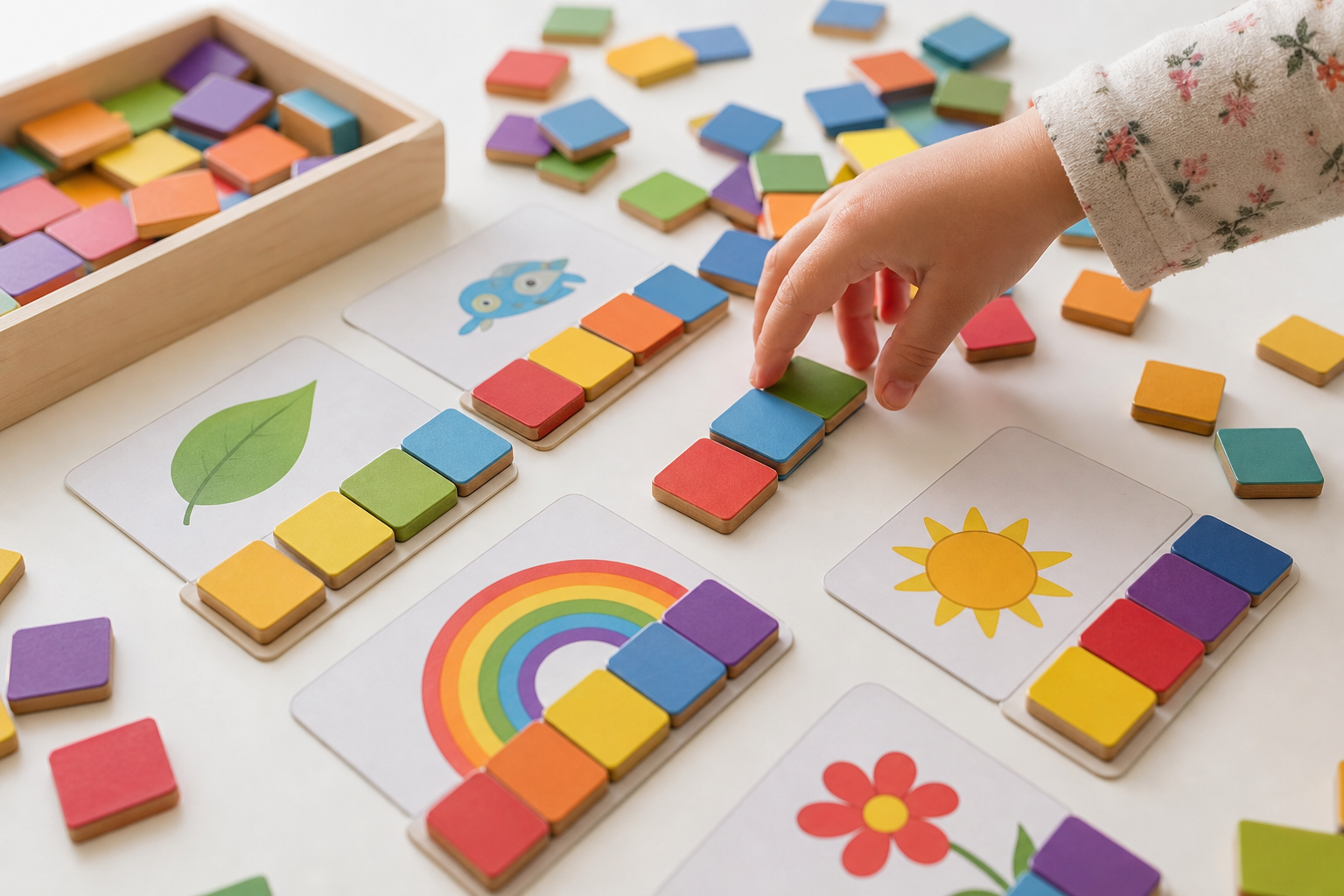Word Learning Games for Homeschoolers 16 word learning games for homeschoolers - colorful letter tiles and word cards on a table